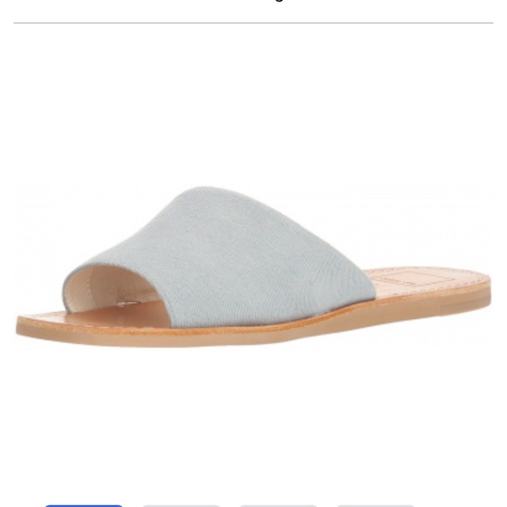 ✨NEW✨ Dolce Vita Light Blue Denim Slides - Picture 6 of 7